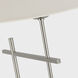 J. Randall Powers Hackney 52.5 inch 2.00 watt Polished Nickel Cordless Bridge Arm Floor Lamp Portable Light