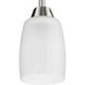 Wisten 1 Light 4 inch Brushed Nickel Mini-Pendant Ceiling Light in Bulbs Not Included, Standard