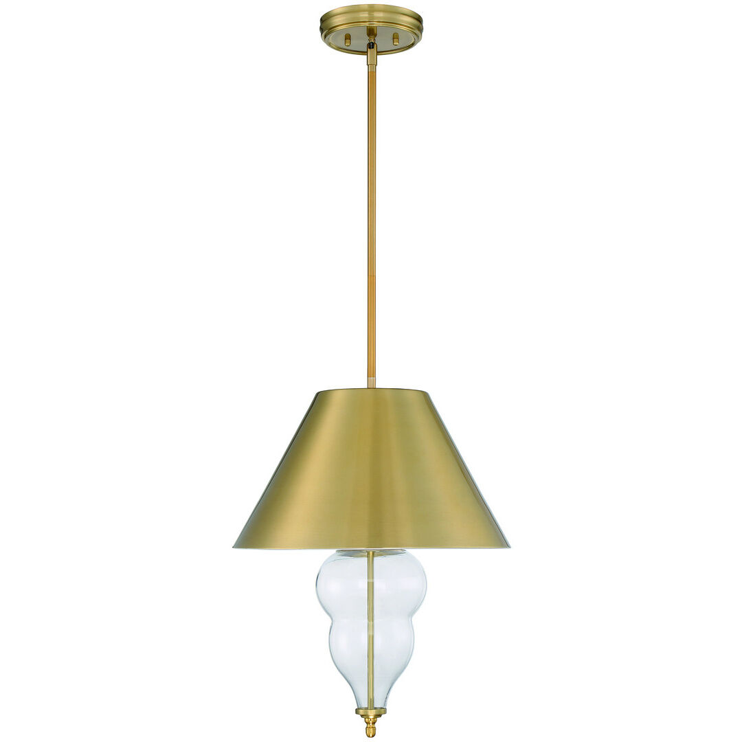 Nabu 3 Light 16 inch Satin Brass Pendant Ceiling Light