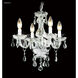 Mini 4 Light 14 inch Silver Chandelier Ceiling Light