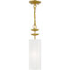 Brookdale 1 Light 5.13 inch Soft Gold Mini Pendant Ceiling Light