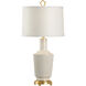 MarketPlace 32 inch 100 watt Snow Glaze Table Lamp Portable Light