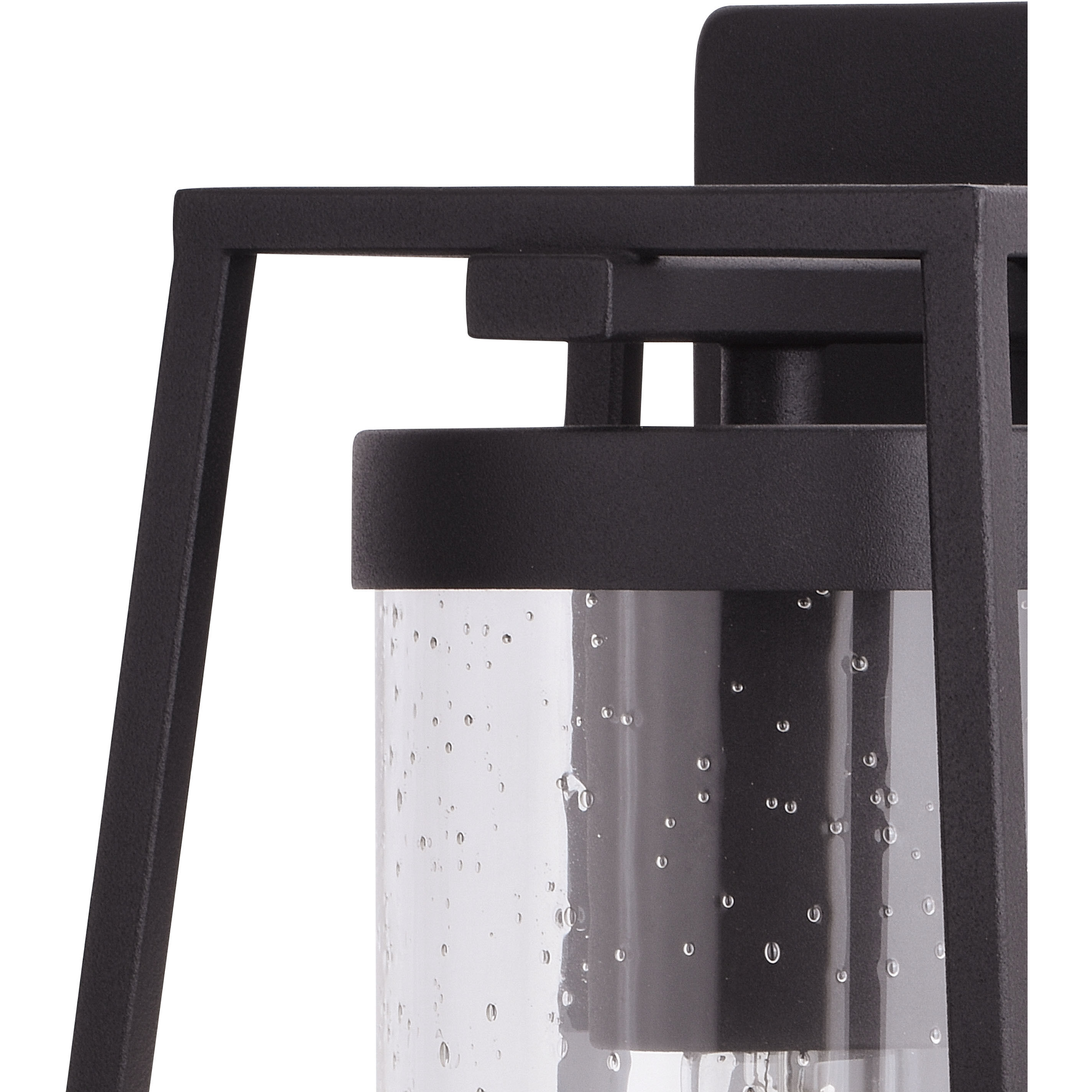 Nash LED 13.75 inch Textured Black Outdoor Wall