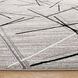 Sesia 114 X 79 inch Light Grey Rug in 6 x 9