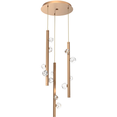 Stella LED 19.1 inch Novel Brass Chandelier Ceiling Light, Round Multi-Port