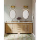 Calhoun 2 Light 13 inch Vintage Brass Bath Vanity Wall Light