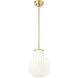 Newbury 1 Light 10 inch Modern Gold Pendant Ceiling Light