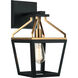 Mavonshire 1 Light 8 inch Black and Aged Gold Brass Wall Sconce Wall Light