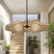 Lanai LED 25.13 inch Black Chandelier Ceiling Light