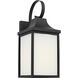 Saybrook Outdoor Wall Fixture in Textured Black