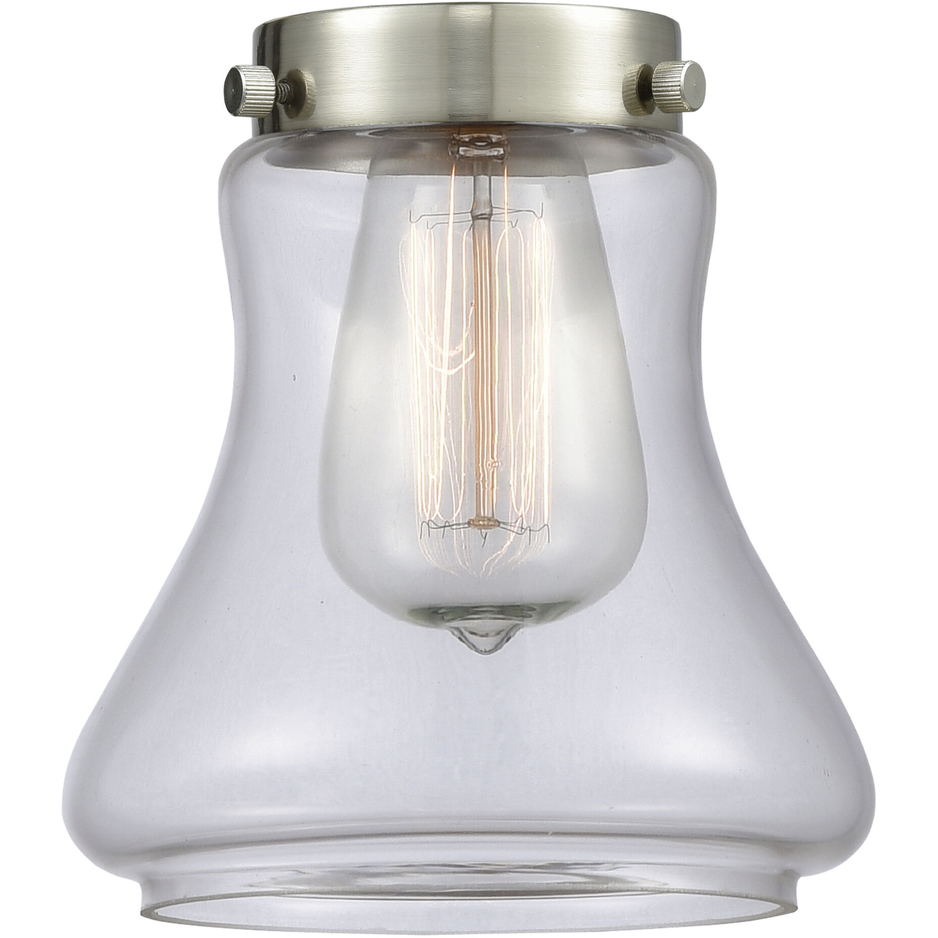 Nouveau 2 Bellmont LED 6 inch Matte Black Mini Pendant Ceiling Light in Clear