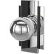 EVOLV LED 3.5 inch Polished Chrome ADA Wall Sconce Wall Light, Luna Family