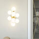 Arya LED 8 inch Satin Gold Wall Light