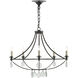 Novella 5 Light 24.5 inch Mayfair Chandelier Ceiling Light, Small