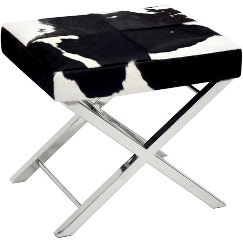 Canada 19 inch Chrome Ottoman