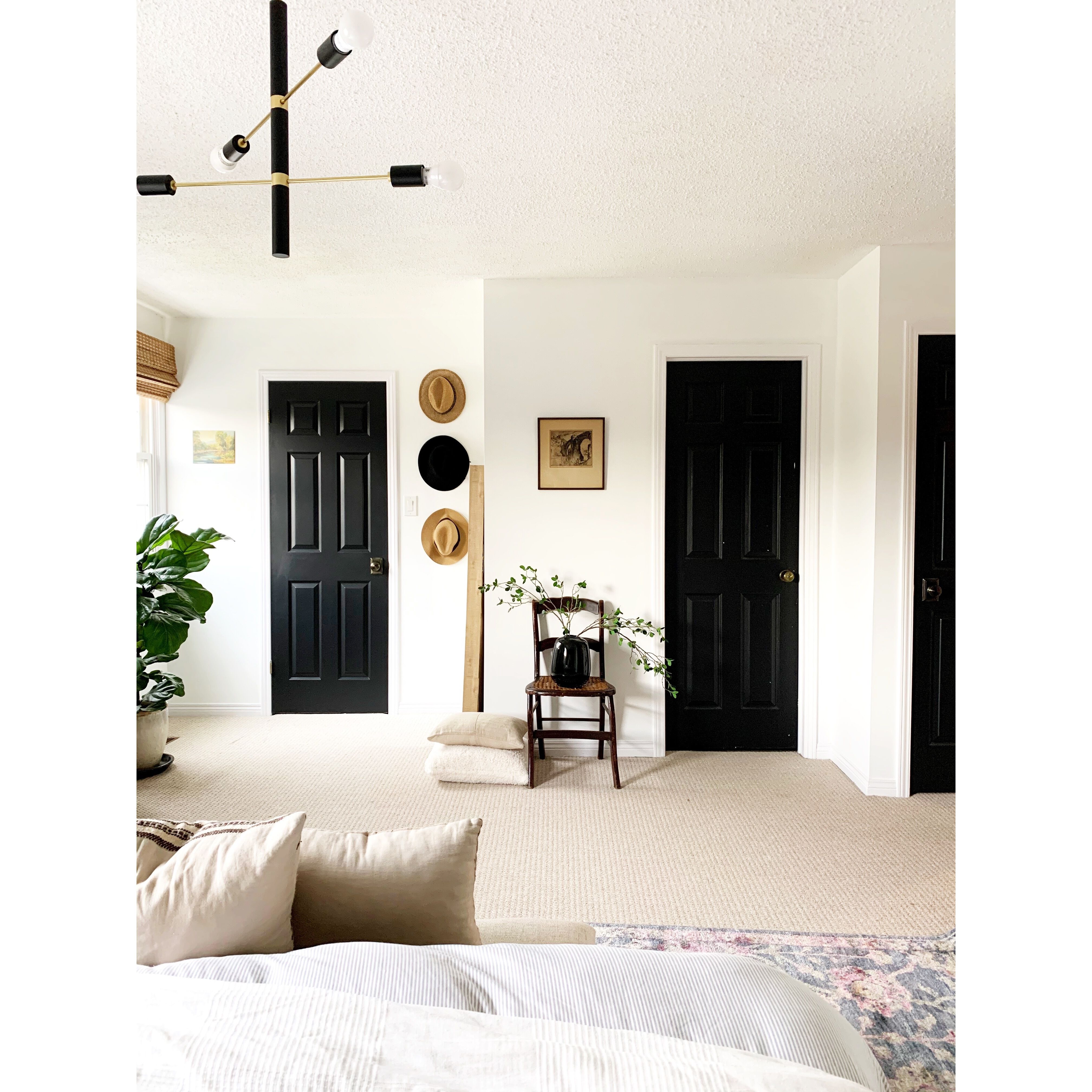 Astrid 4 Light 24 inch Aged Brass Chandelier Ceiling Light in Aged Brass and Black