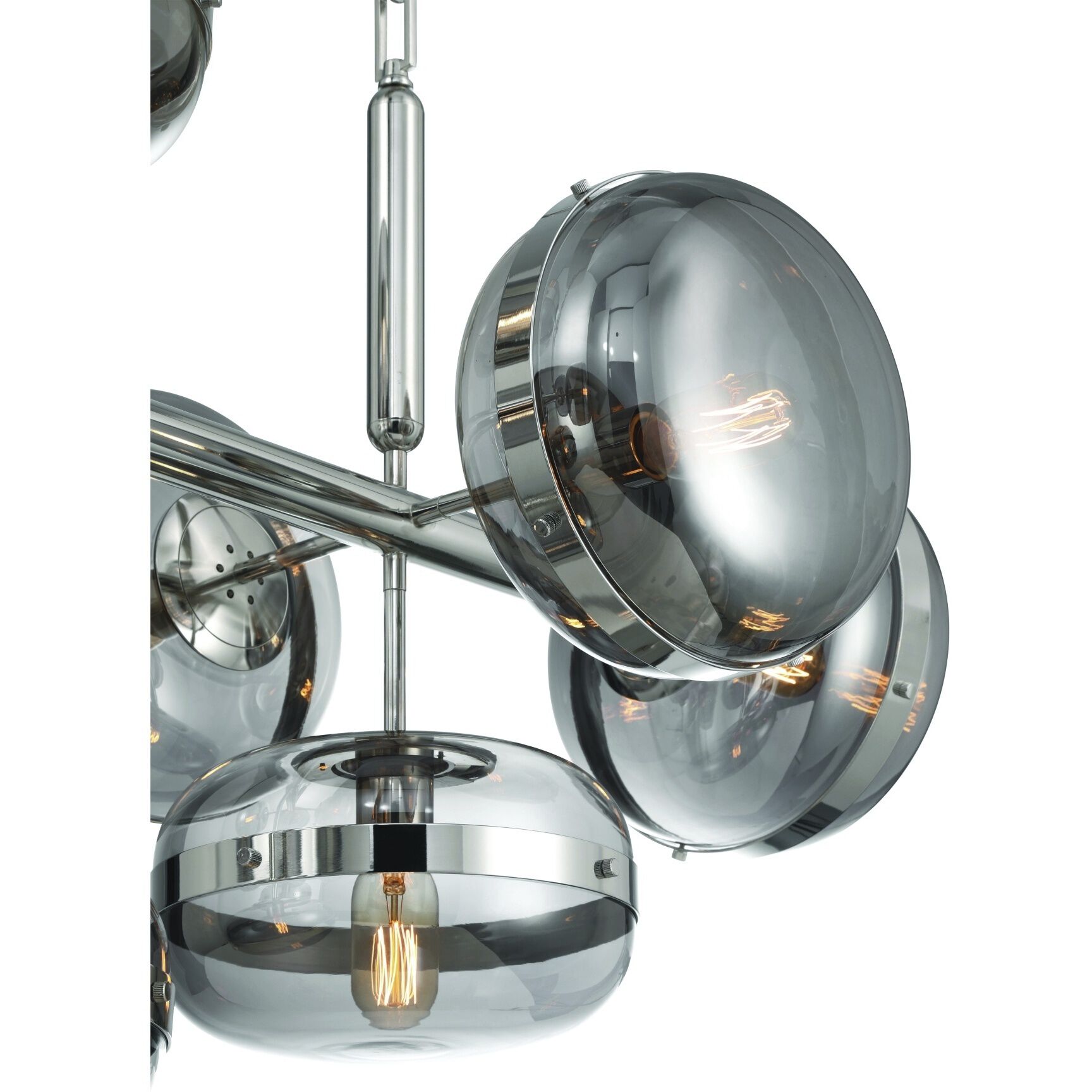 Nottingham 10 Light 21.75 inch Polished Nickel Chandelier Ceiling Light