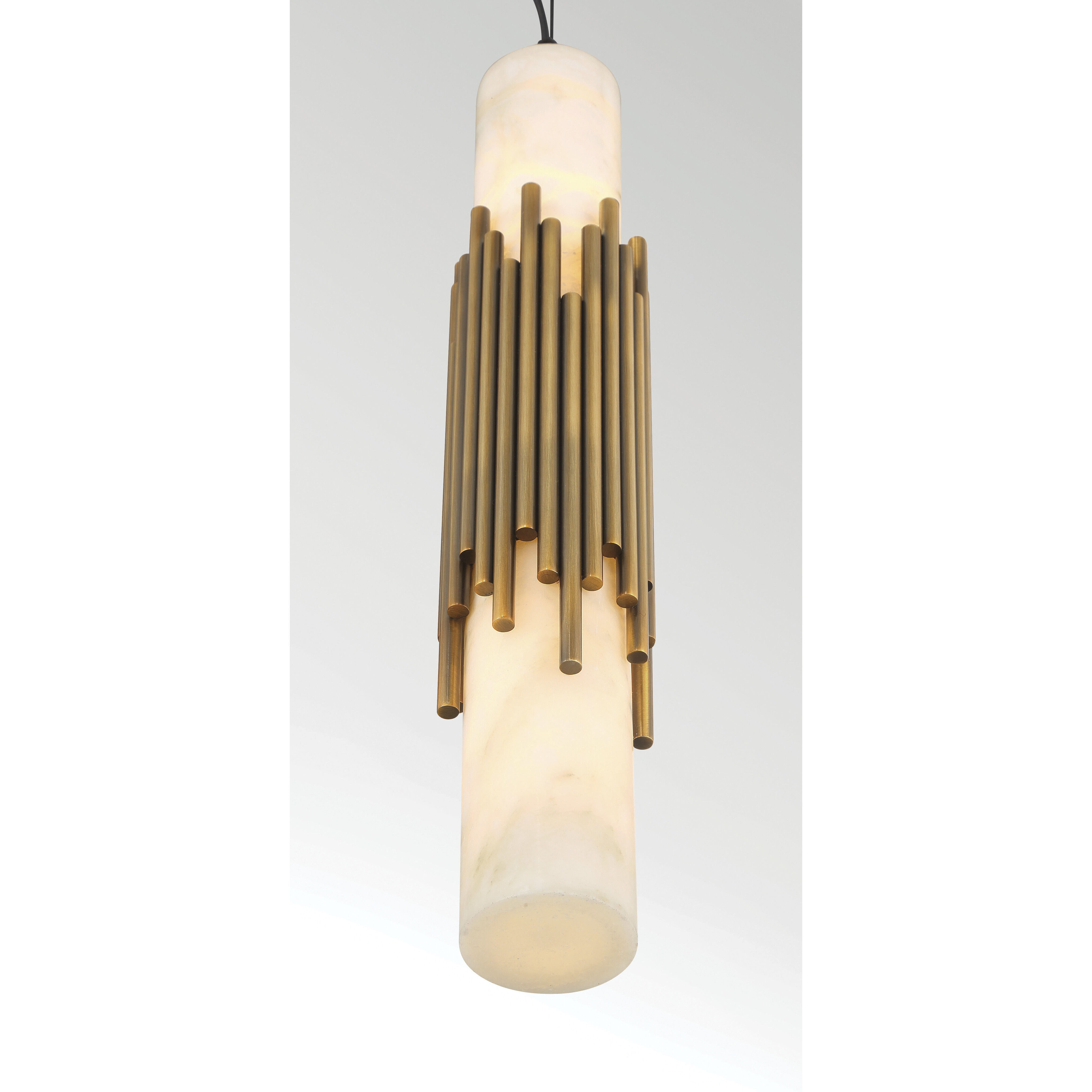 Venna LED 3 inch Antique Brass Pendant Ceiling Light