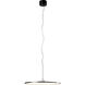 Piano 24 inch Brushed Black / Matte White Pendant Ceiling Light