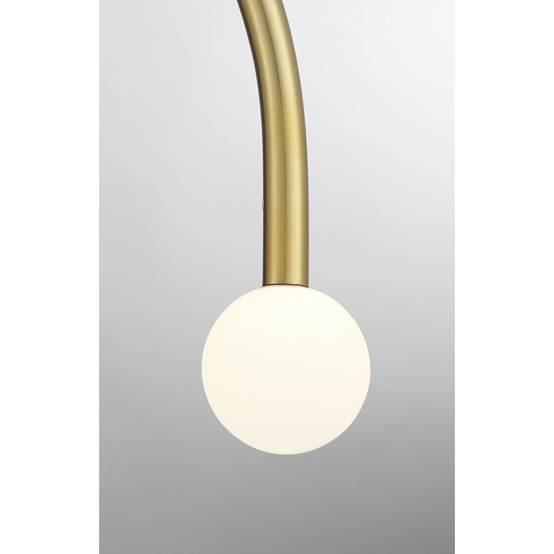 Contemporary LED 4 inch Natural Brass Chandelier Ceiling Light