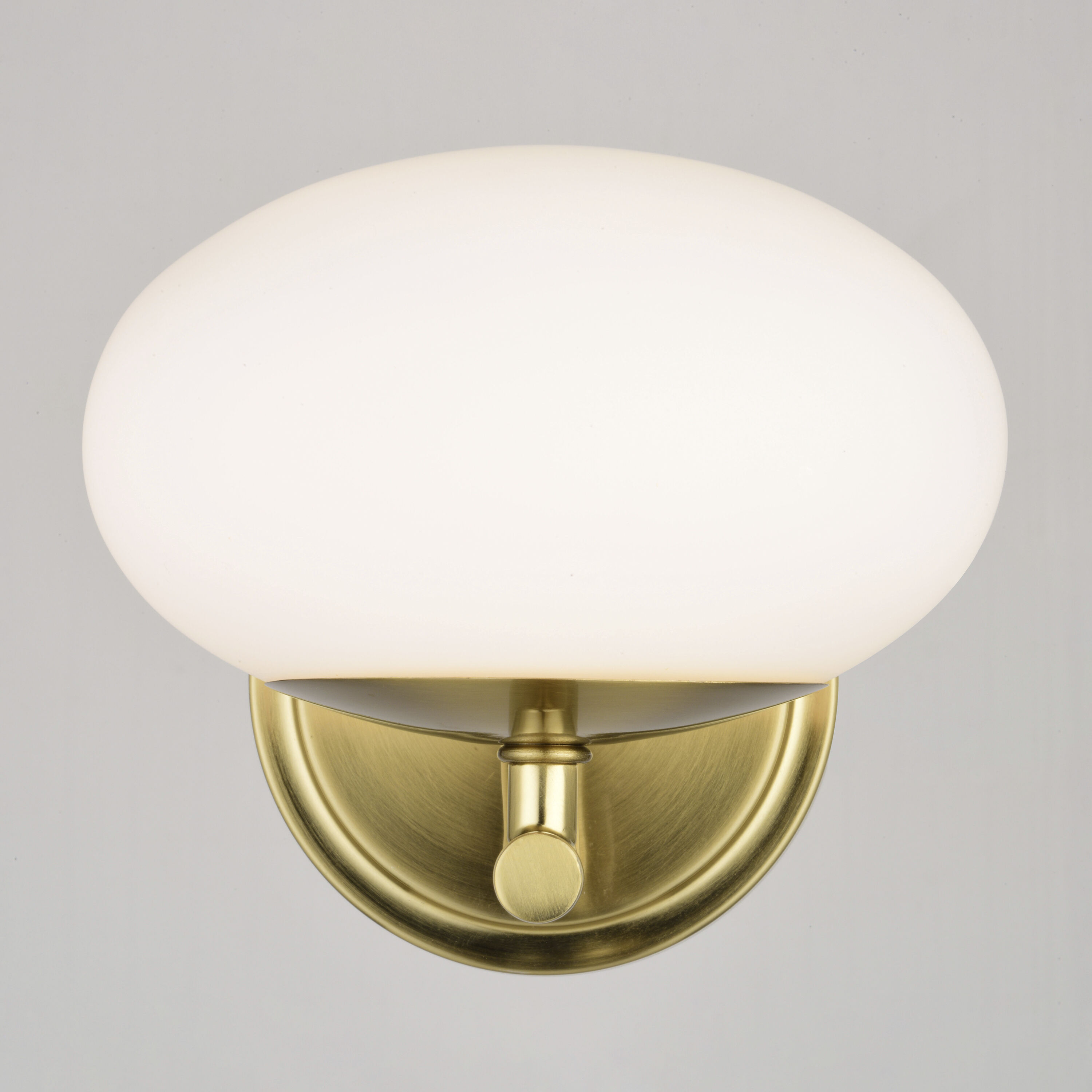 Sloane LED 6.75 inch Satin Brass Wall Light in 1