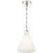 Alaric 1 Light 10 inch Polished Nickel Pendant Ceiling Light
