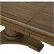Jamie 76 X 46 inch Brown Extension Dining Table