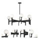 Scriben LED 36 inch Matte Black Pendant Ceiling Light