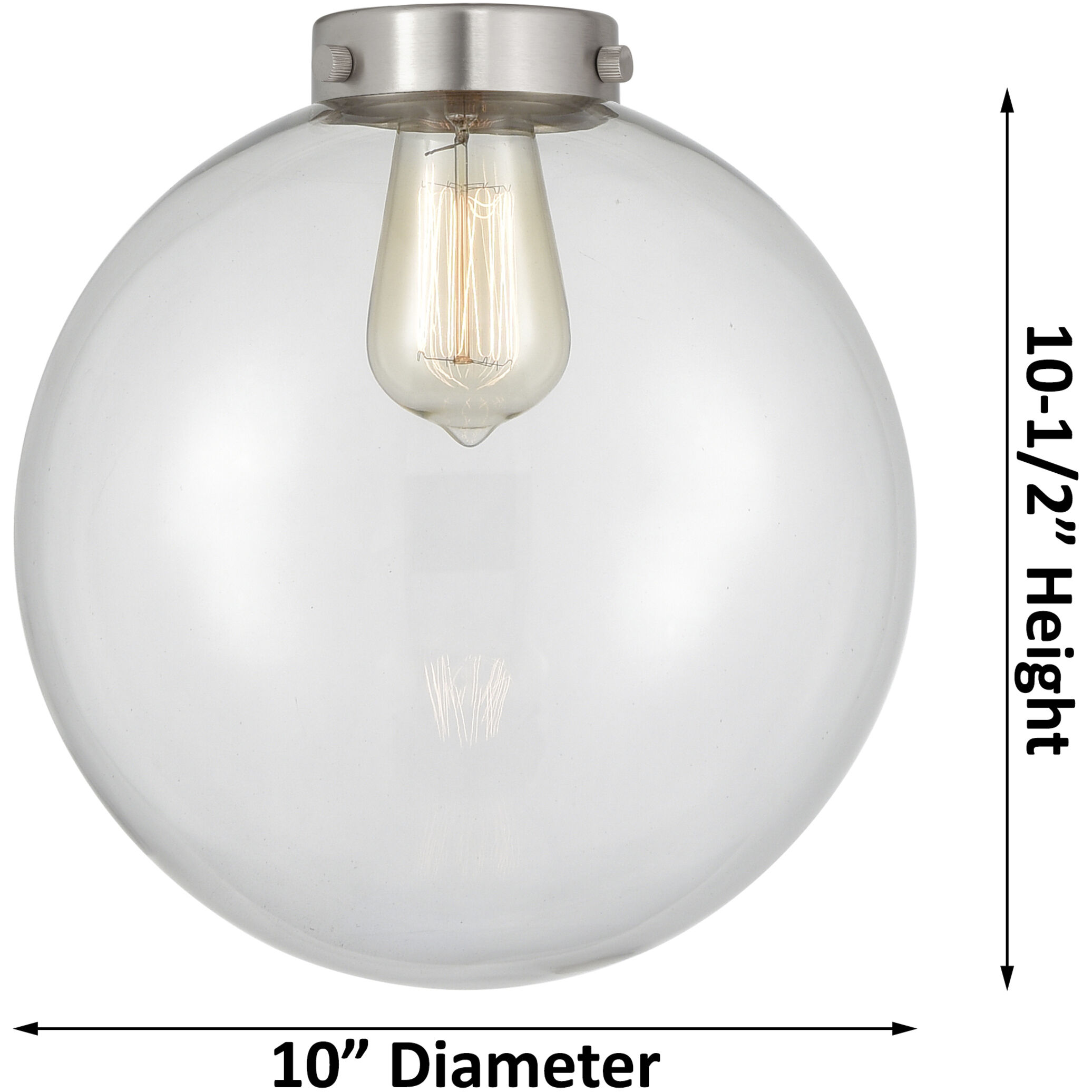 Franklin Restoration Beacon 1 Light 10 inch Brushed Satin Nickel Mini Pendant Ceiling Light in Incandescent, Seedy, Franklin Restoration