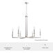Bearden 6 Light 30 inch Brushed Nickel Single Tier Chandelier Ceiling Light