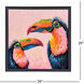 Toucan Paradise 29 X 29 inch Non-Glass Framed Art, Propac