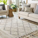 Khemisset 120 X 96 inch Light Grey Rug in 8 x 10, Rectangle