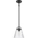 Current 1 Light 8 inch Matte Black Pendant Ceiling Light
