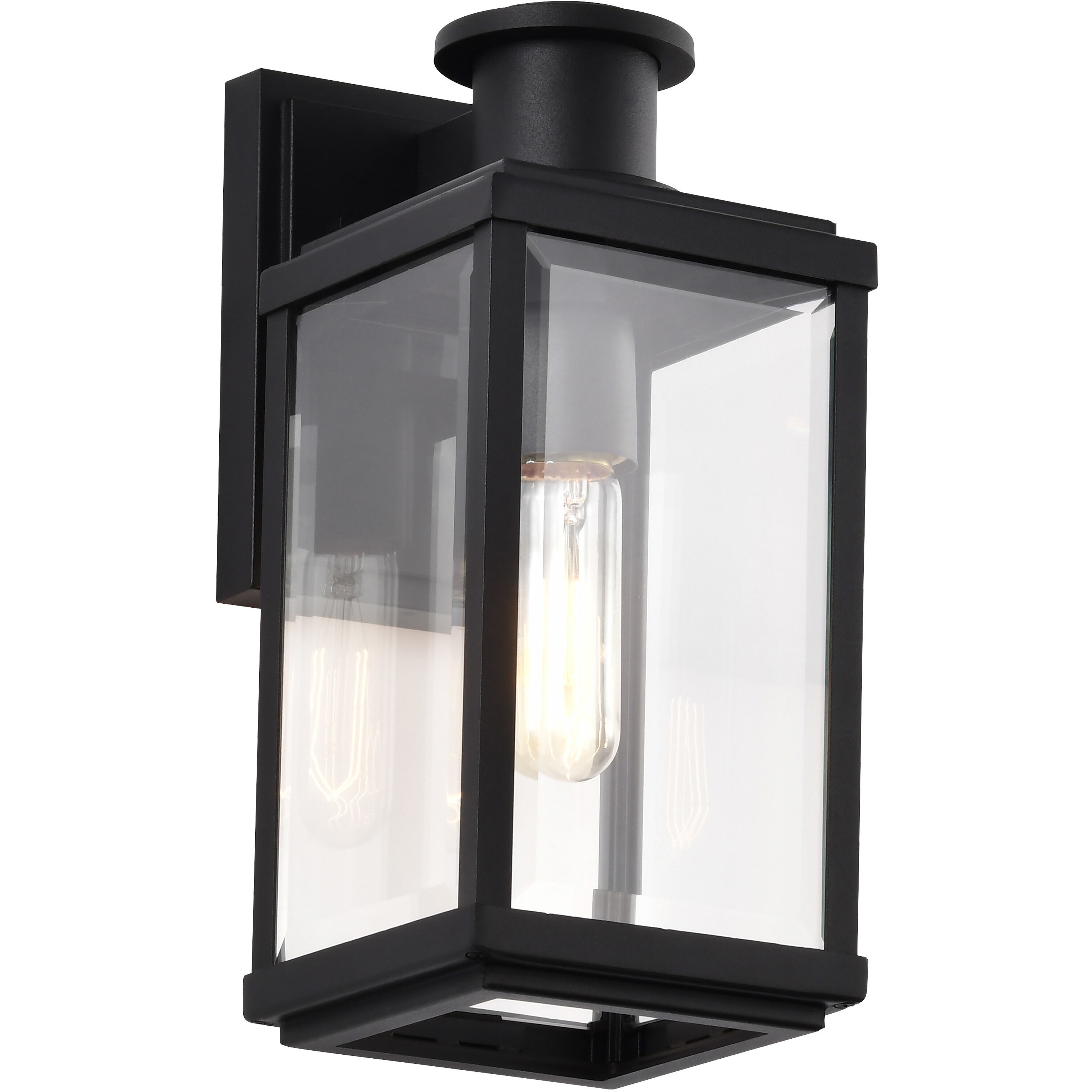 Luca 13 inch Sand Black Outdoor Wall Light