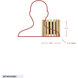 Suratto 1 Light 8 inch Matte Black and Honey Blonde Wall Sconce Wall Light in Matte Black/Honey Blonde