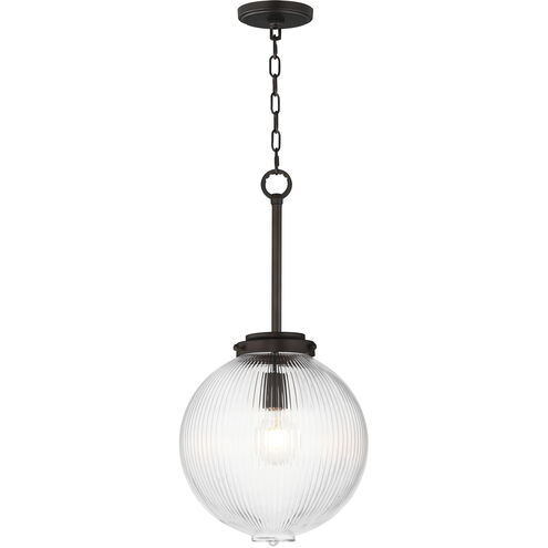 Kasbah 1 Light 11.75 inch Oil Rubbed Bronze Single Pendant Ceiling Light