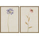 Wild Flourish Multi and Beige and Pink and Purple Framed Art