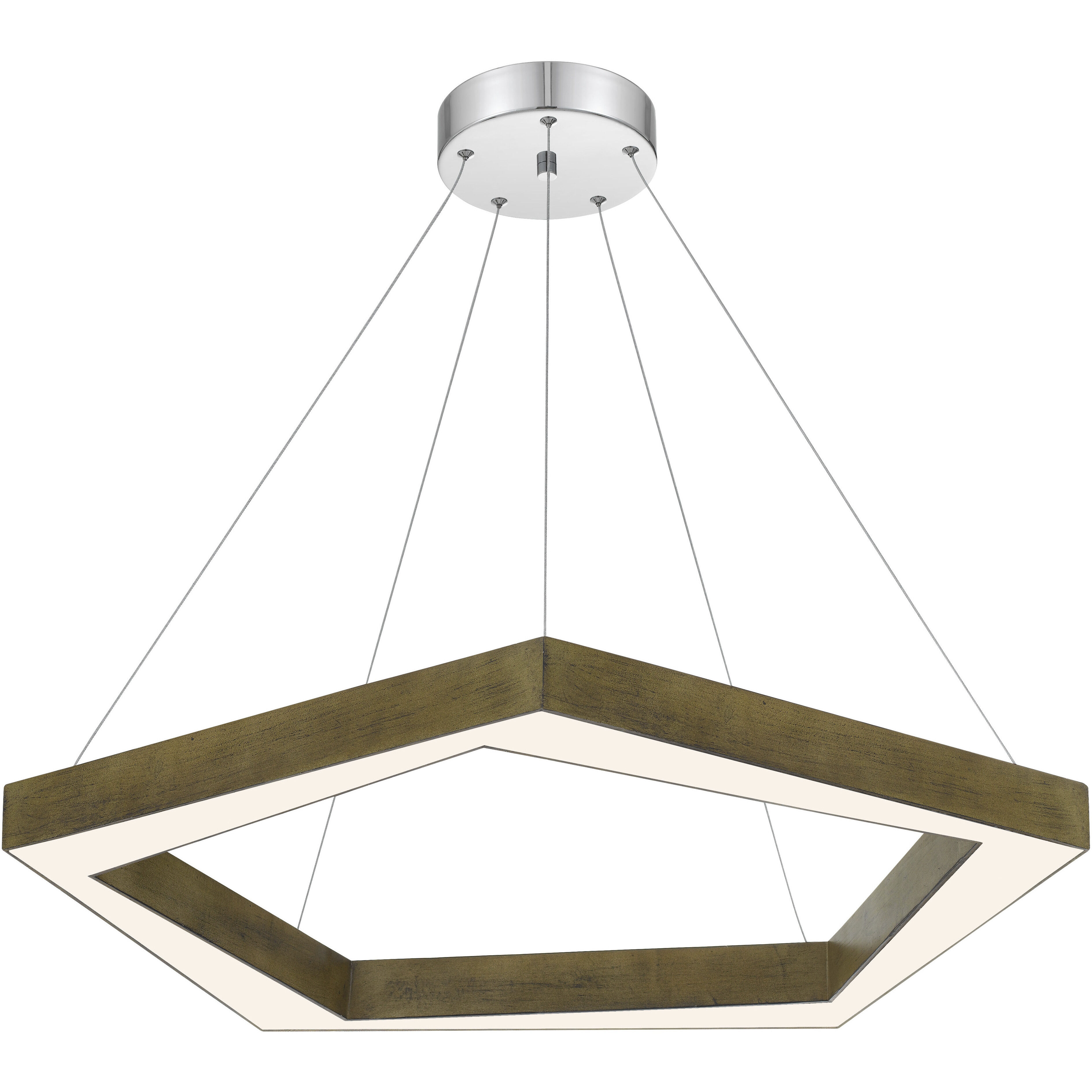 Metz LED 30 inch Pine Pendant Ceiling Light