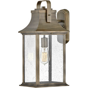Grant LED 19 inch Burnished Bronze Outdoor Wall Mount Lantern