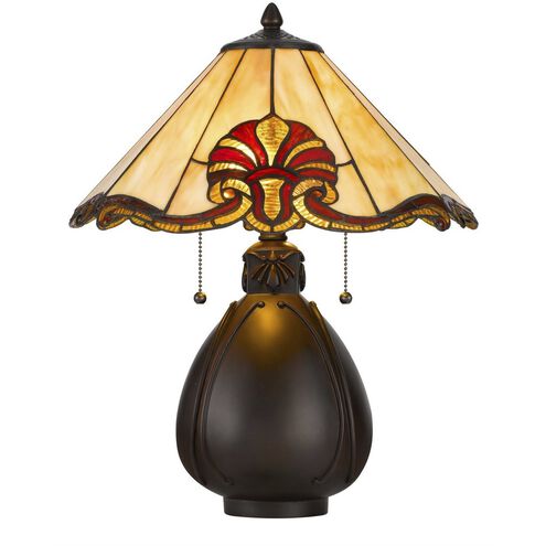 Tiffany 20 inch 60.00 watt Tiffany Accent Lamp Portable Light