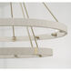 Delaney 20 Light 48 inch Matte Brass Chandelier Ceiling Light