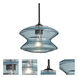 Zen 1 Light Black Cord Pendant Ceiling Light