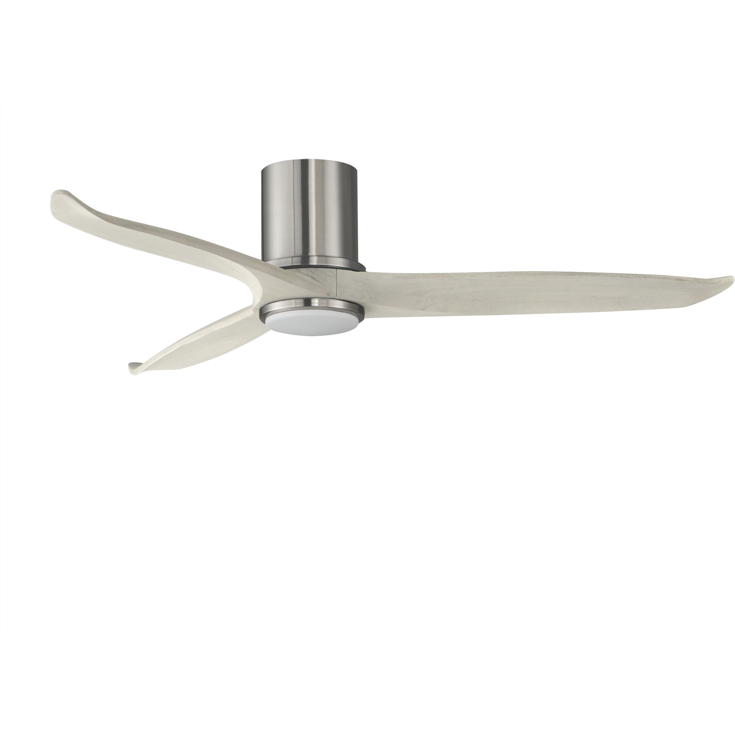 Woodwind 52 inch Satin Nickel Indoor Ceiling Fan in Walnut Wood
