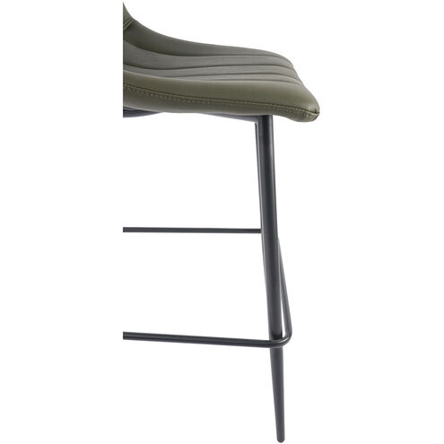 Alibi 37 inch Dark Green Counter Stool, M2