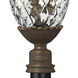 Plantation LED 25 inch Copper Bronze Outdoor Post Mount Lantern, Low Voltage
