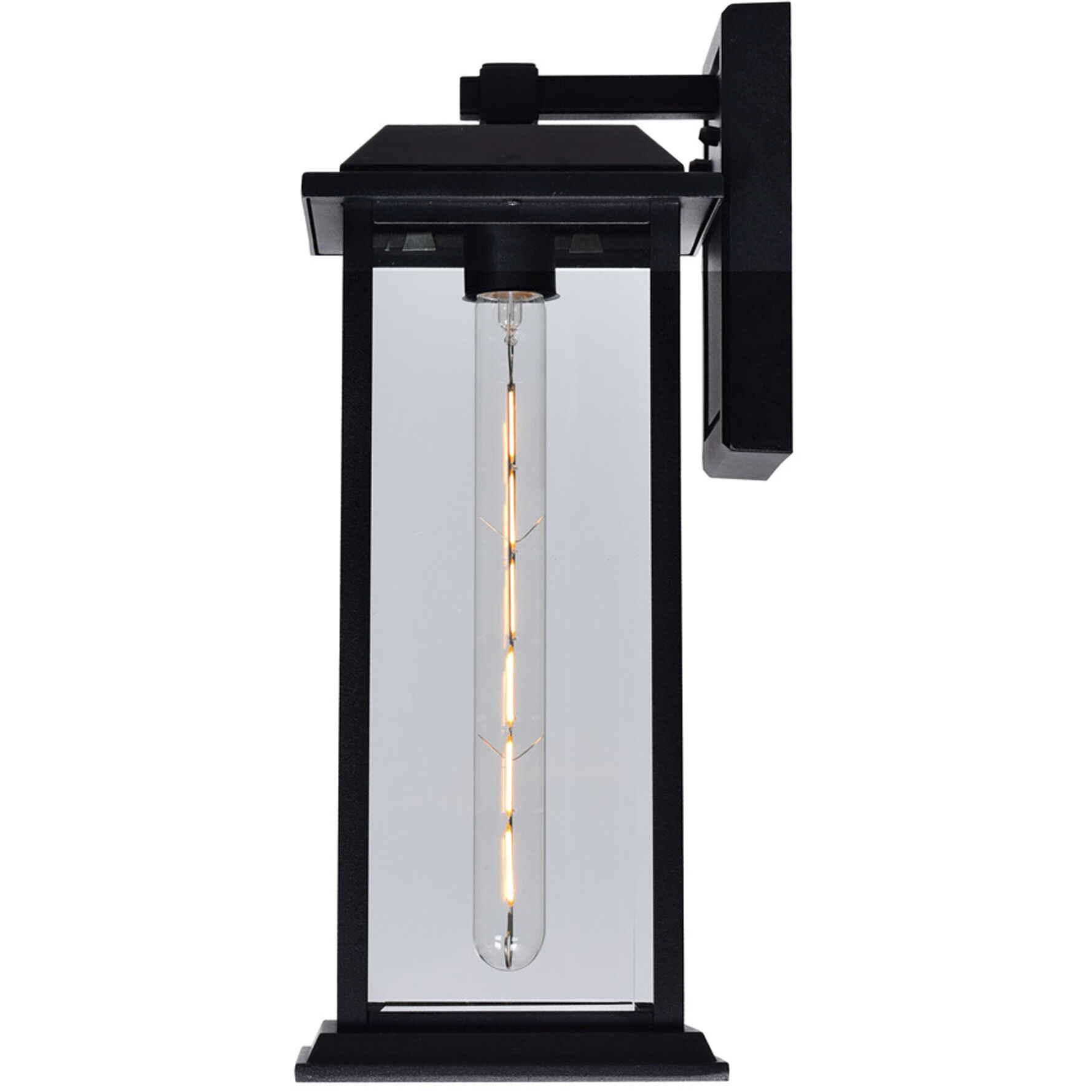 Blackbridge 1 Light 16 inch Black Outdoor Wall Light