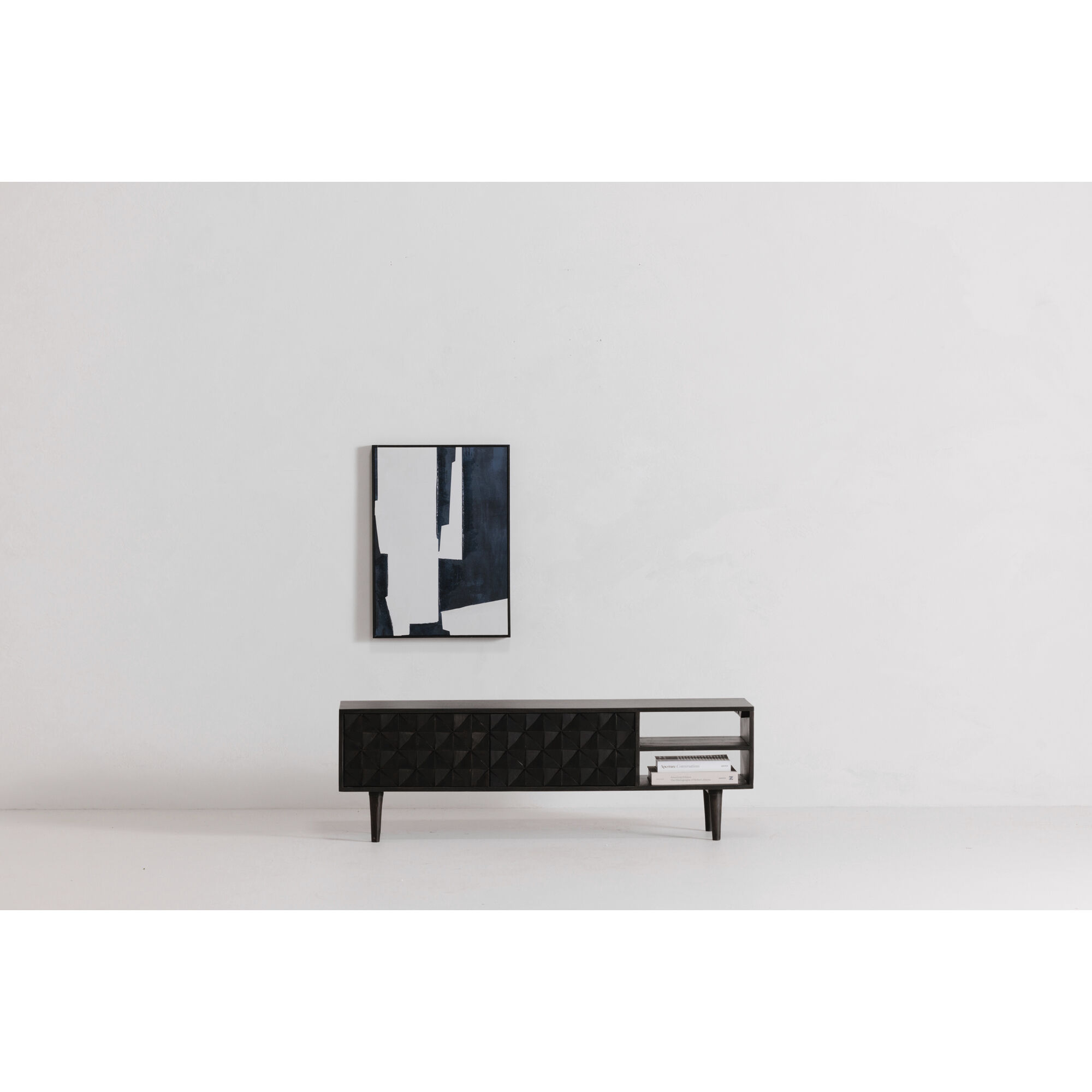 Pablo 55 inch Black Entertainment Unit