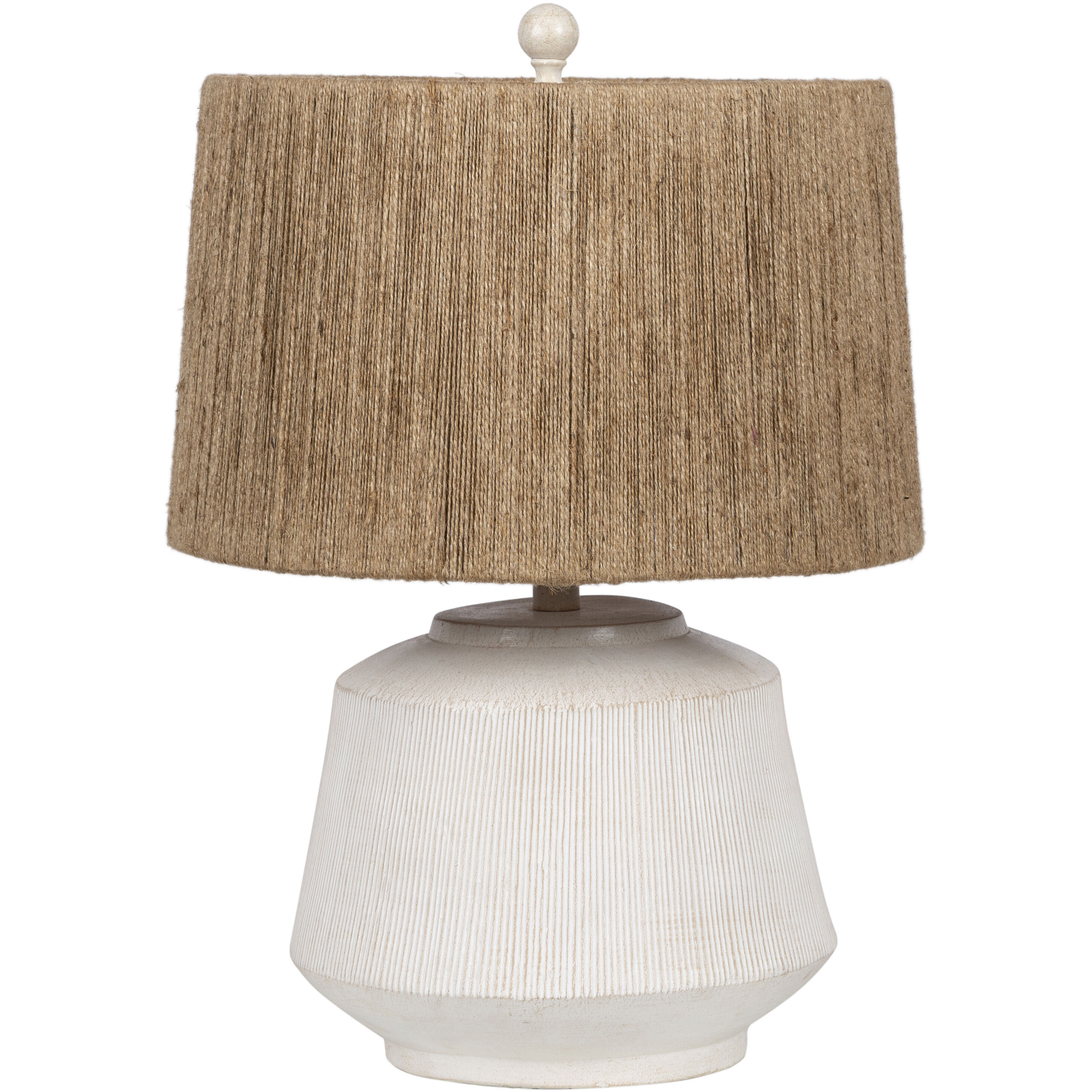 Corliss 20.5 inch 9 watt White Table Lamp Portable Light