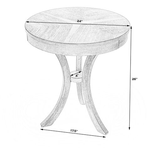 Gerard Side Table in Gray