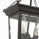 Chapman & Myers Cornice 3 Light 9.5 inch Blackened Rust Semi-Flush Lantern Ceiling Light